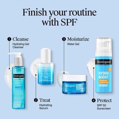 Neutrogena: Hydroboost hydrating fluid Sunscreen Moisturizer SPF 50 - Weightless sun Protection