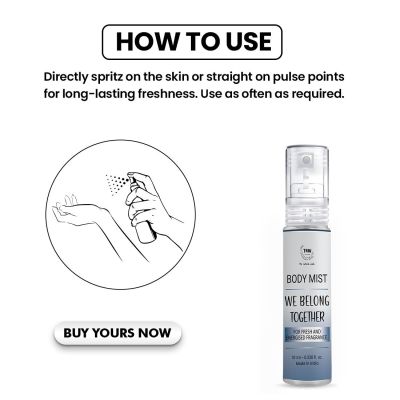 TNW - The Natural Wash: We Belongs Together Mini Body Mist - 10ml