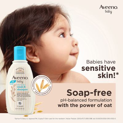 Aveeno: Daily Moisture Wash & Shampoo 100 ml Aveeno: Daily Moisture Wash & Shampoo 100 ml