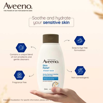 Aveeno: Skin relief Body wash 354ml Aveeno: Skin relief Body wash 354ml