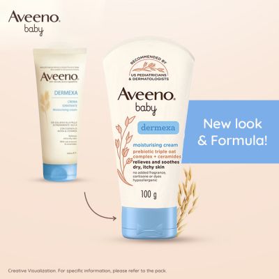 Aveeno: Dermexa Moisturising Cream 100g Aveeno: Dermexa Moisturising Cream 100g
