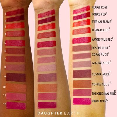 Daughter Earth: 100% Vegan Super Antioxidant Lip & Cheek Tint- Terra Rouge (Nude Red) - 4.5gm