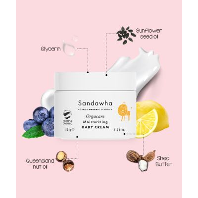 Sandawha: Orgacare Moisturizing Baby Cream - 50gm