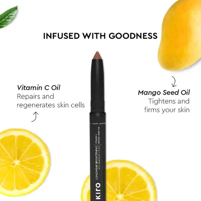 Kiro Beauty: Long Wear Brightening Eye Shadow Stick Lunar Champagne - 1.4gm