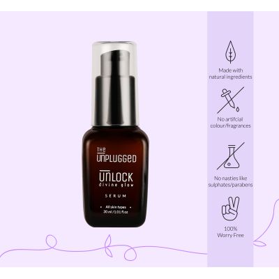 The Unplugged: HydraGlow Face Serum - 30 ml