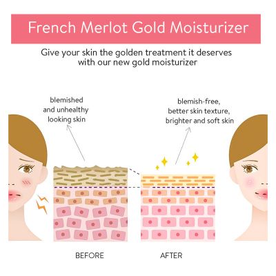 Belora: French Merlot Gold Moisturizer - 50ml