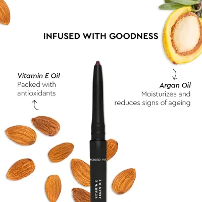 Kiro Beauty: HI-Def soothing eyeliner pencil Smoked Violet - 0.35gm