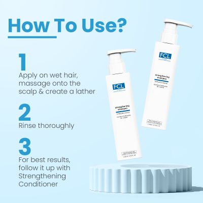 Fixderma Cosmetic Laboratories: Strengthening Shampoo Controls Hair Fall and Reduces Frizz - 200ml