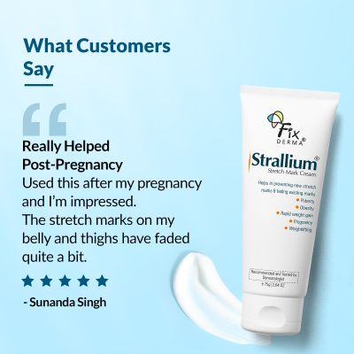 Fixderma: Strallium Anti Stretch Mark Cream  - 75gm