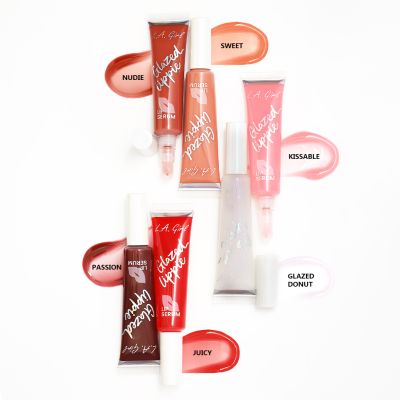 L.A.Girl: On Cloud Nine Glazed Lippie Lipgloss Lip Serum-Glazed Donut