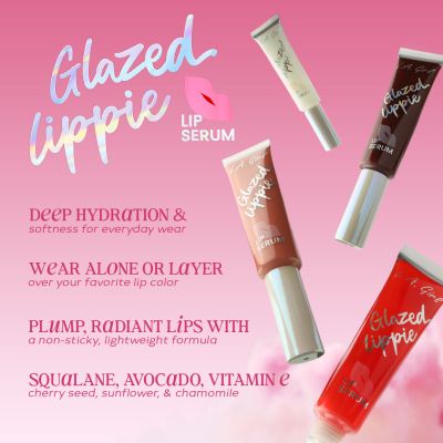 L.A.Girl: On Cloud Nine Glazed Lippie Lipgloss Lip Serum-Juicy