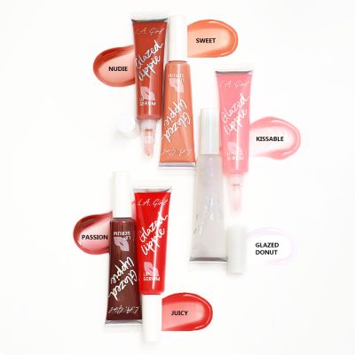 L.A.Girl: On Cloud Nine Glazed Lippie Lipgloss Lip Serum-Nudie