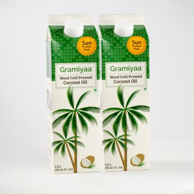 Gramiyaa: Gramiyaa Cold Pressed Coconut Oil 2 Litre