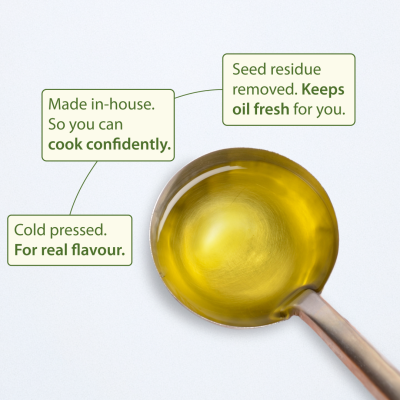 Gramiyaa: Gramiyaa Cold Pressed Groundnut Oil 2 Litre