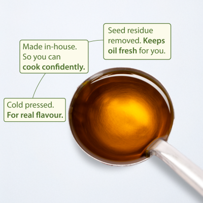 Gramiyaa: Cold Pressed Mustard Oil 2 Litre