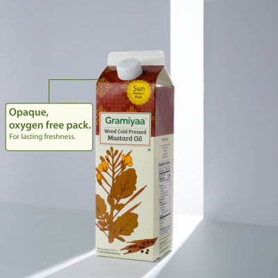 Gramiyaa: Cold Pressed Mustard Oil 4 Litre