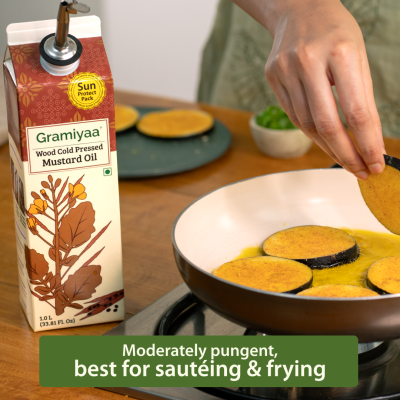 Gramiyaa: Cold Pressed Mustard Oil 4 Litre