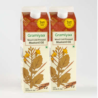 Gramiyaa: Cold Pressed Mustard Oil 2 Litre