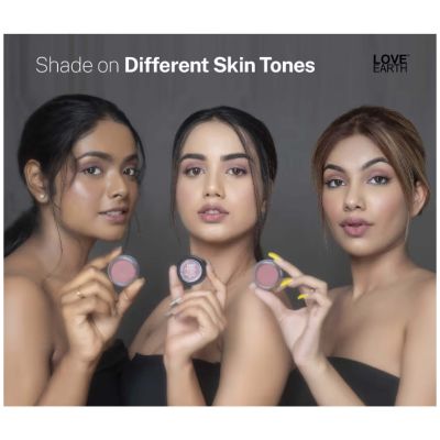 Love Earth: Blush - Lips - Eyelids Palette - 16gm