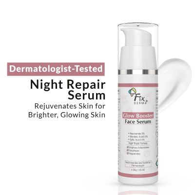 Fixderma: Glow Booster Face serum with 5% Niacinamide Skin Brightening Serum - 30g