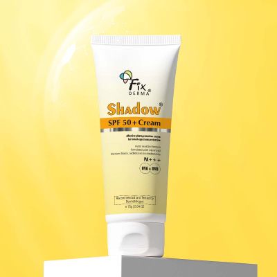 Fixderma: Shadow Sunscreen SPF 50+ Cream PA+++ Dry Skin  - 75gm