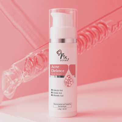 Fixderma: Acne Defence Face Serum with 2% Salicylic Acid & 4% Mandelic Acid - 30g