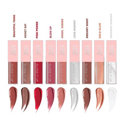 Love Earth: Lip Gloss Pack of 9 Multi Colors - 2 ml each