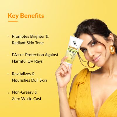 Fixderma: Shadow Brightening Cream Sunscreen SPF50 PA+++  -  50g