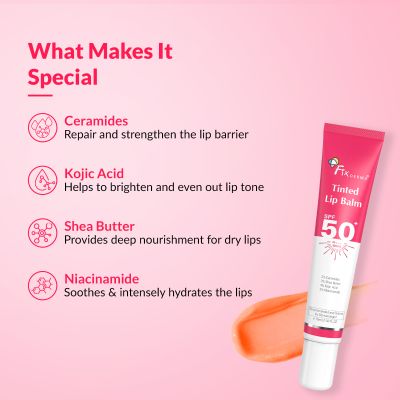 Fixderma: Shadow SPF 50 Lip Shield Pa+++ Lip Balm - 15g