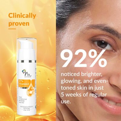 Fixderma: Vitamin-C 17% Face Serum - 30g
