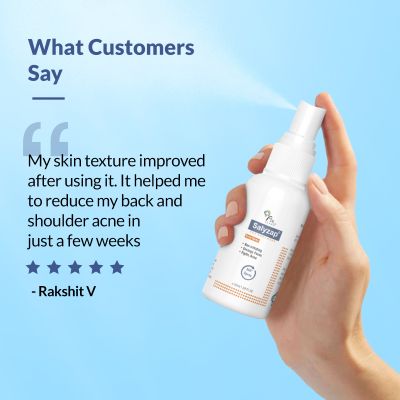 Fixderma: 2% Salicylic Acid Salyzap Body Acne Spray  -  50ml