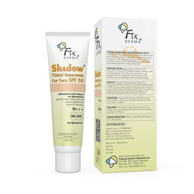 Fixderma: Shadow Tinted Sunscreen Tan SPF 50 PA+++ -  30gm