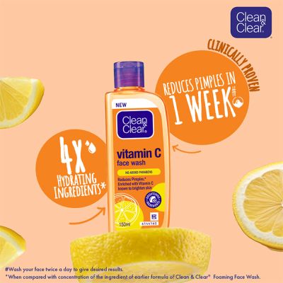 Clean & Clear: Vitamin C Face Wash 150ml