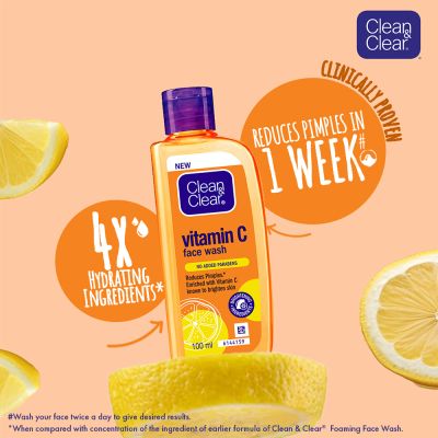 Clean & Clear: Vitamin C Face Wash 100ml