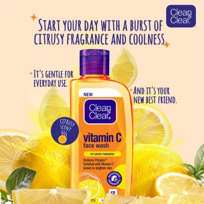 Clean & Clear: Vitamin C Face Wash 100ml