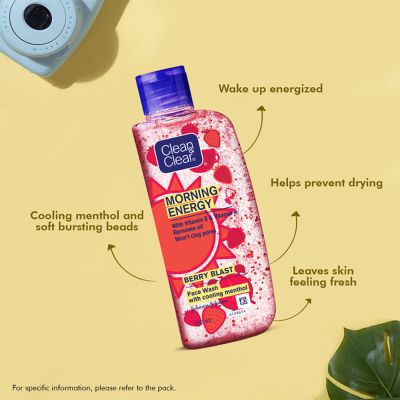 Clean & Clear: Morning Energy Berry Blast Face Wash 100ml