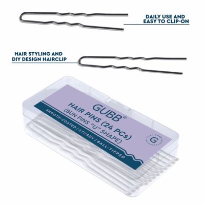GUBB: Hair Pin 4.5Cm Curve 24Pcs/Set