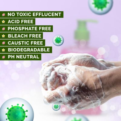 IMECO: Bamboo Handwash Liquid | 99.9% Germs Protection | 1L Pouch | Pack of 2