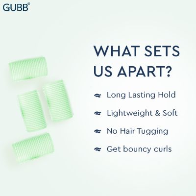 GUBB: Hair Rollers Large -6Pcs