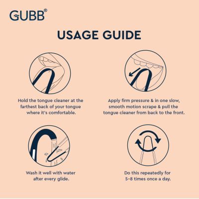 GUBB: Copper Tongue Cleaner Pack Of 2