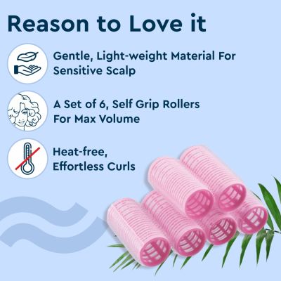 GUBB: Hair Rollers Medium -6Pcs/Set