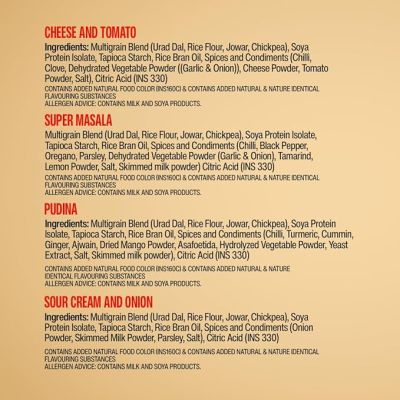 SuperYou: Multigrain Protein Chips - Assorted (Pack of 10) | 10g Protein, 3g Fiber, No Added Sugar, No Palm Oil, Baked