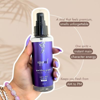 Uppeel: Sparkling Grape Body Mist 120ml
