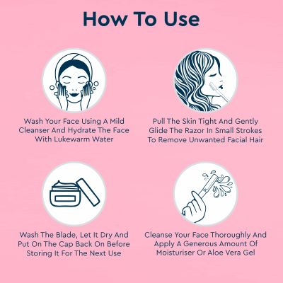 GUBB: Eyebrow Razor For Face (Pack Of 3 Pcs)