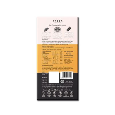 Carra: Country Crunch & Butterscotch 50gm each