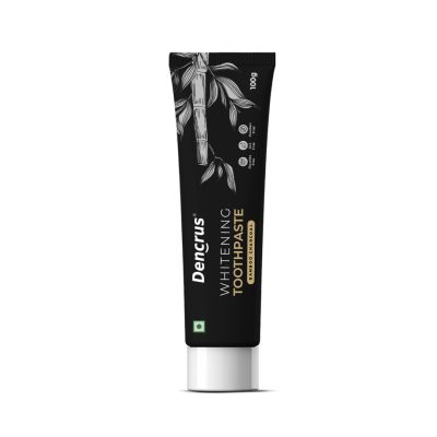 DENCRUS: Charcoal Toothpaste | Fluoride-Free | 100gm