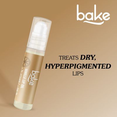 Bake Cosmetics: 2% Vitamin C Vanilla Lip Balm Oil SPF 25 PA+++