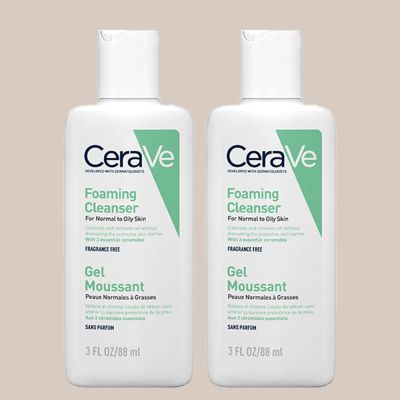 CeraVe: Foaming Cleanser Face Wash  88ml-Pack of 2