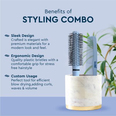 GUBB: Hair Comb & Hair Brush Grooming Combo