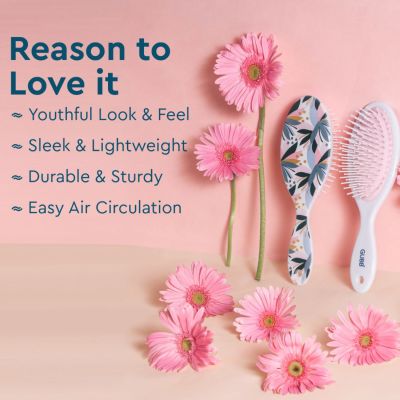 GUBB: Oval Hair Brush - Tropical Bloom